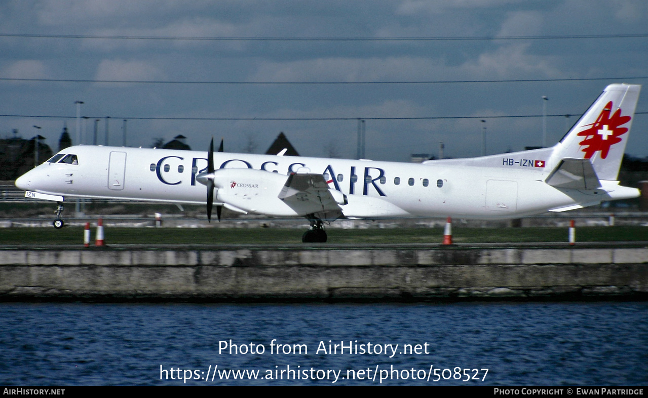 Aircraft Photo of HB-IZN | Saab 2000 | Crossair | AirHistory.net #508527