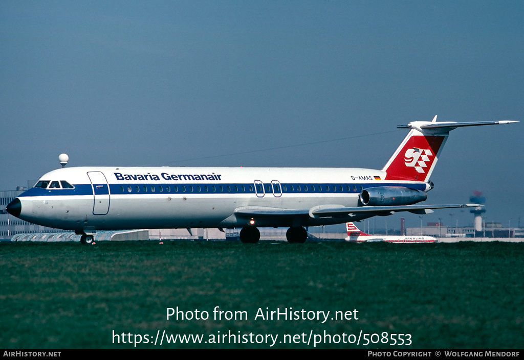 Aircraft Photo of D-AMAS | BAC 111-515FB One-Eleven | Bavaria Germanair | AirHistory.net #508553