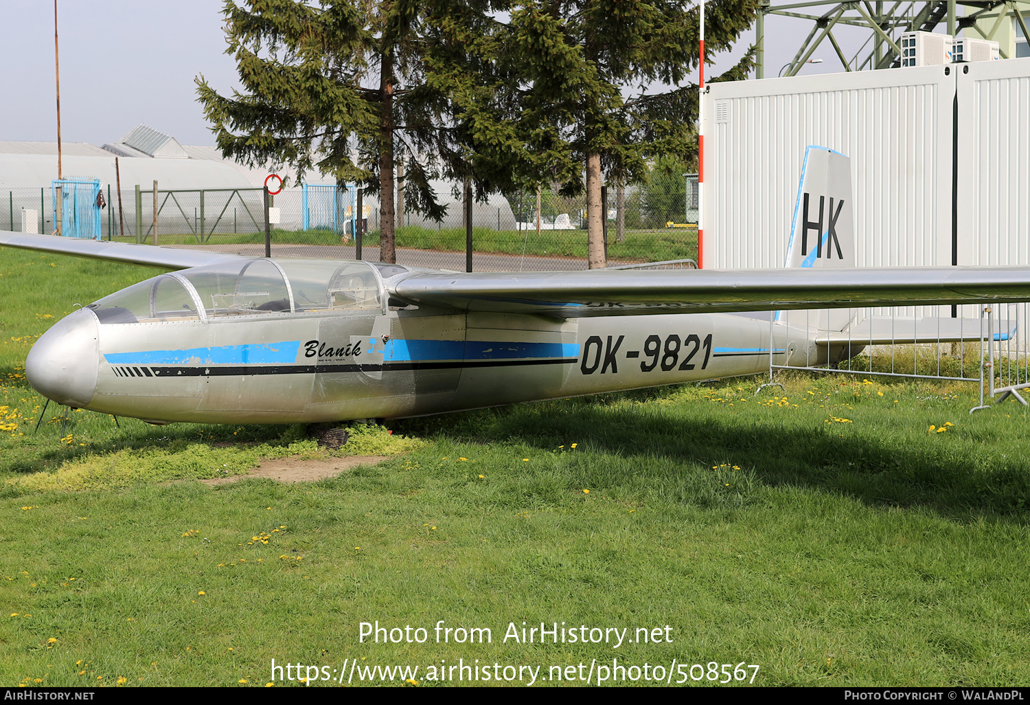 Aircraft Photo of OK-9821 | Let L-13 Blanik | AirHistory.net #508567