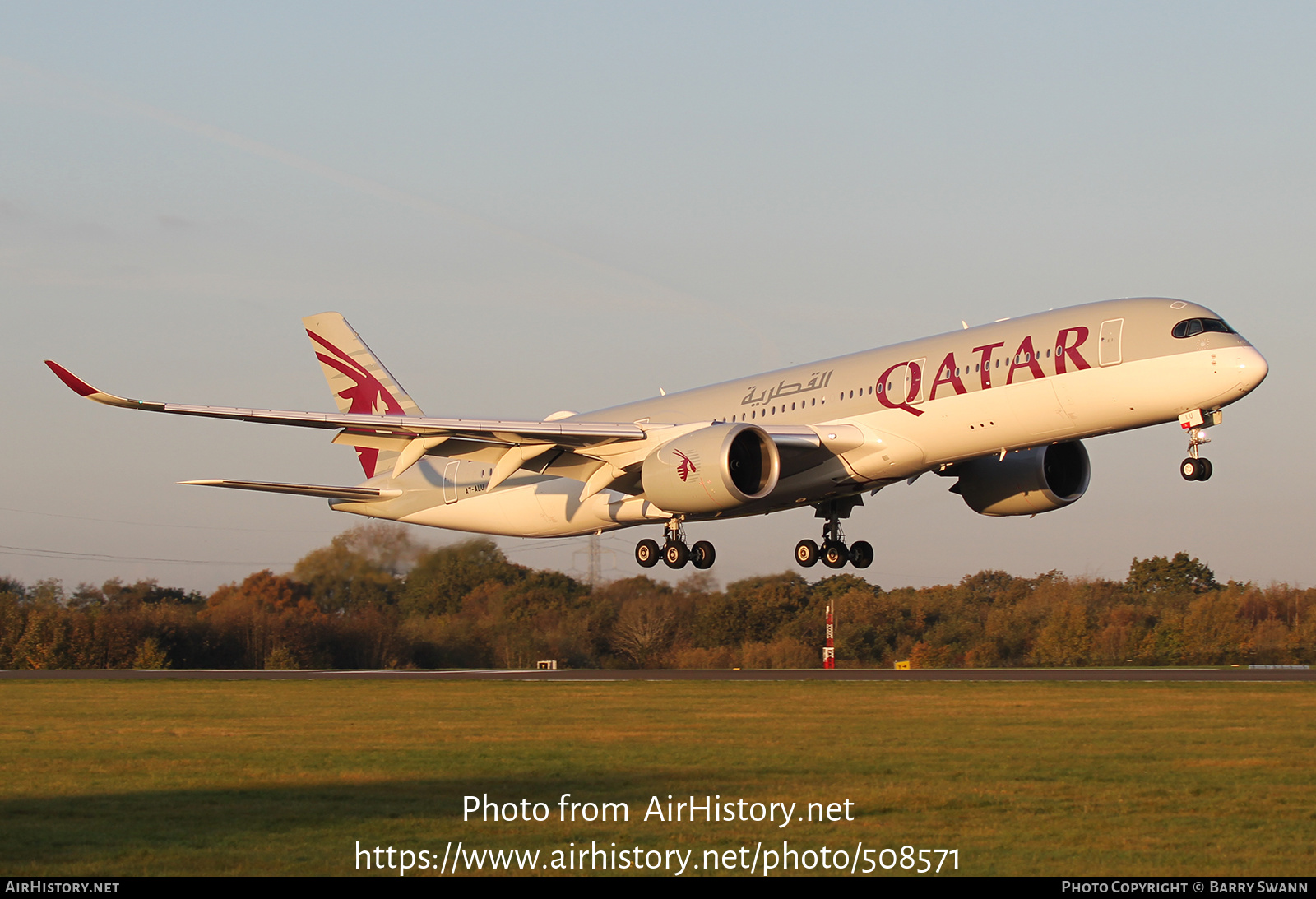 Aircraft Photo of A7-ALU | Airbus A350-941 | Qatar Airways | AirHistory.net #508571