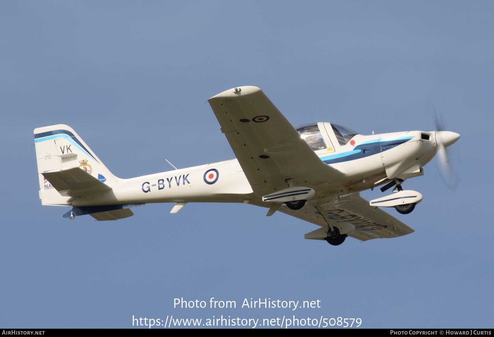 Aircraft Photo of G-BYVK | Grob G-115E Tutor | UK - Navy | AirHistory.net #508579