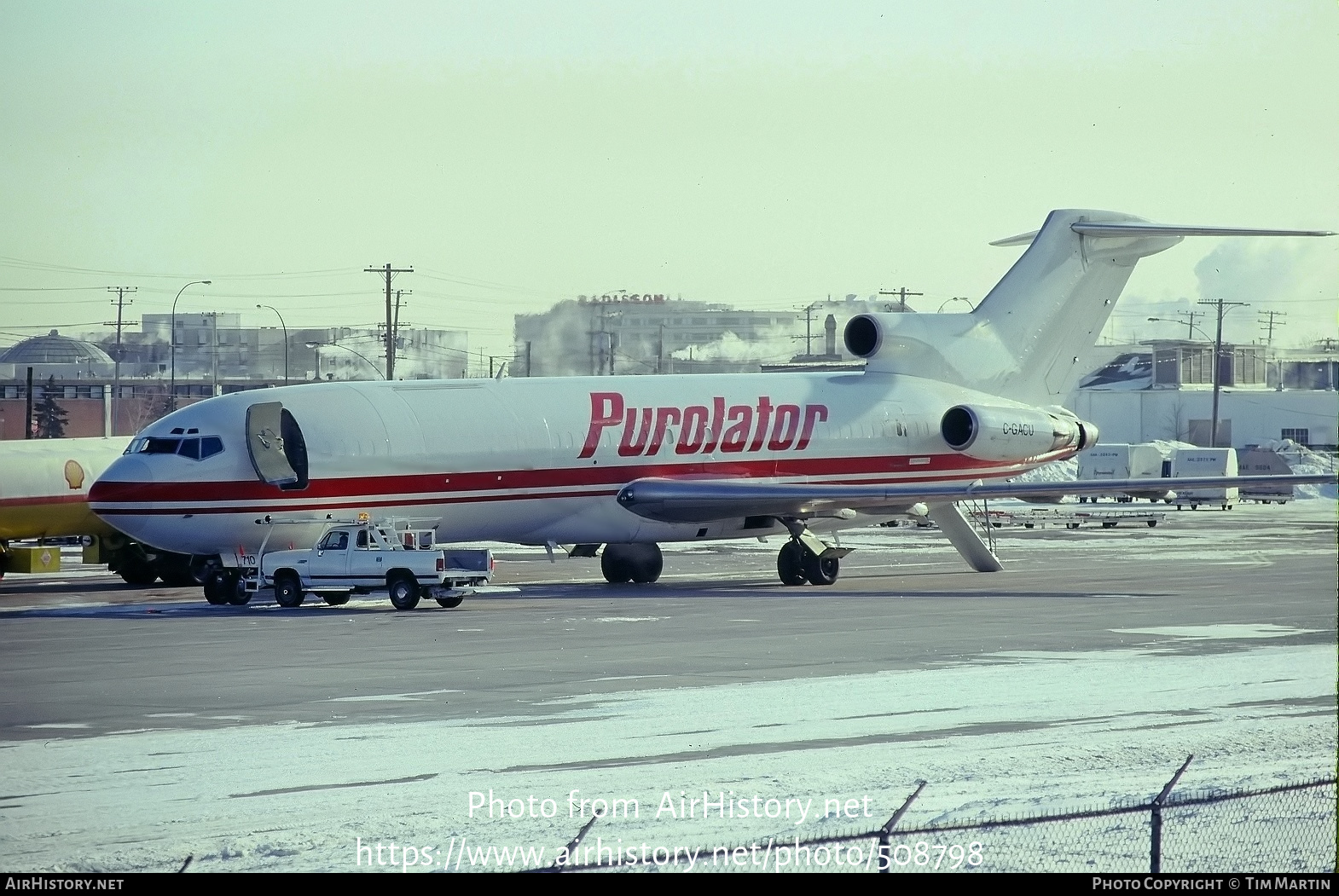 Aircraft Photo of C-GACU | Boeing 727-225(F) | Purolator Courier | AirHistory.net #508798