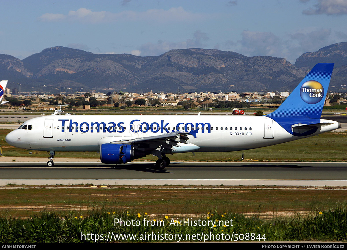 Aircraft Photo of G-BXKD | Airbus A320-214 | Thomas Cook Airlines | AirHistory.net #508844