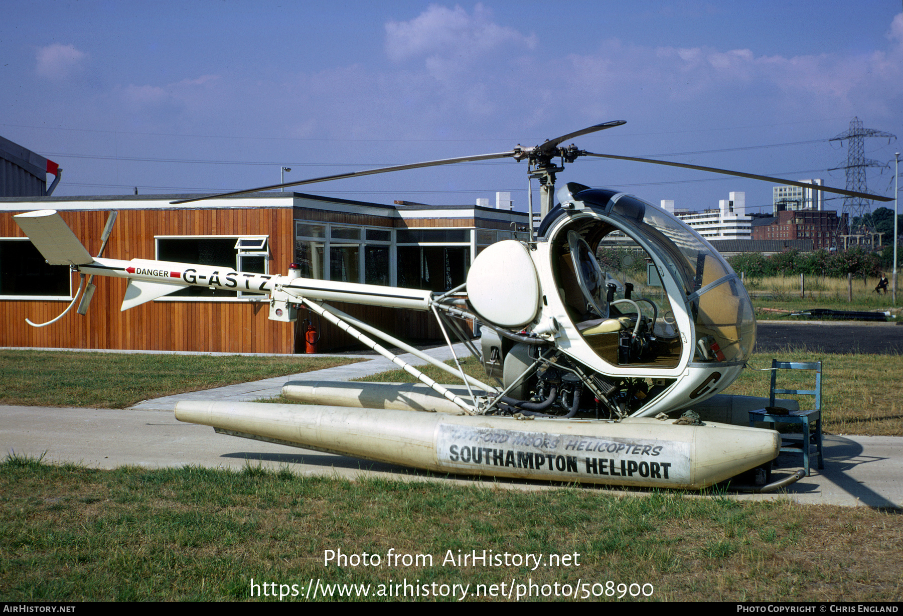 Aircraft Photo of G-ASTZ | Hughes 269B 300 | Twyford Moors Helicopters - TMH | AirHistory.net #508900