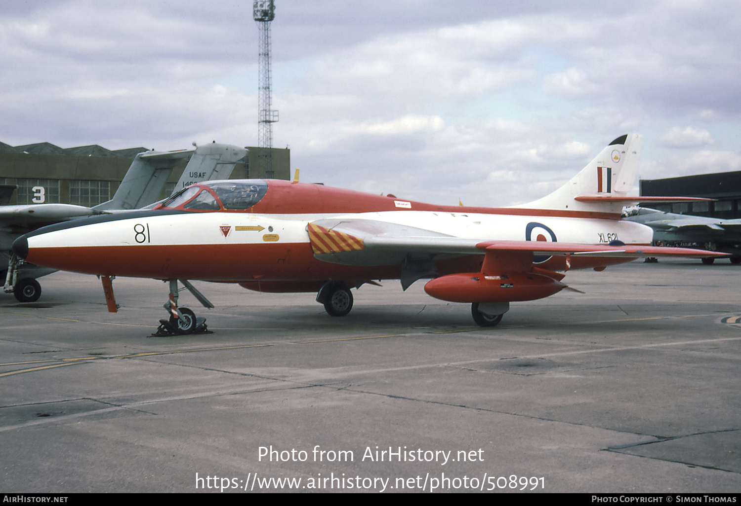 Aircraft Photo of XL621 | Hawker Hunter T7 | UK - Air Force | AirHistory.net #508991