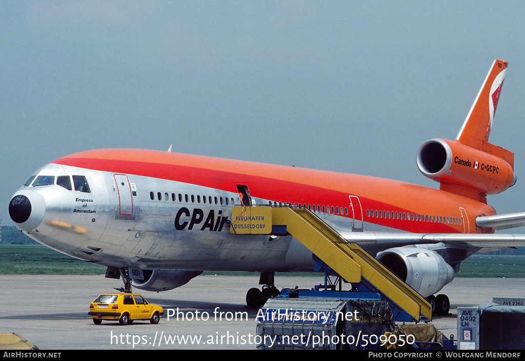 Aircraft Photo of C-GCPC | McDonnell Douglas DC-10-30 | CP Air | AirHistory.net #509050