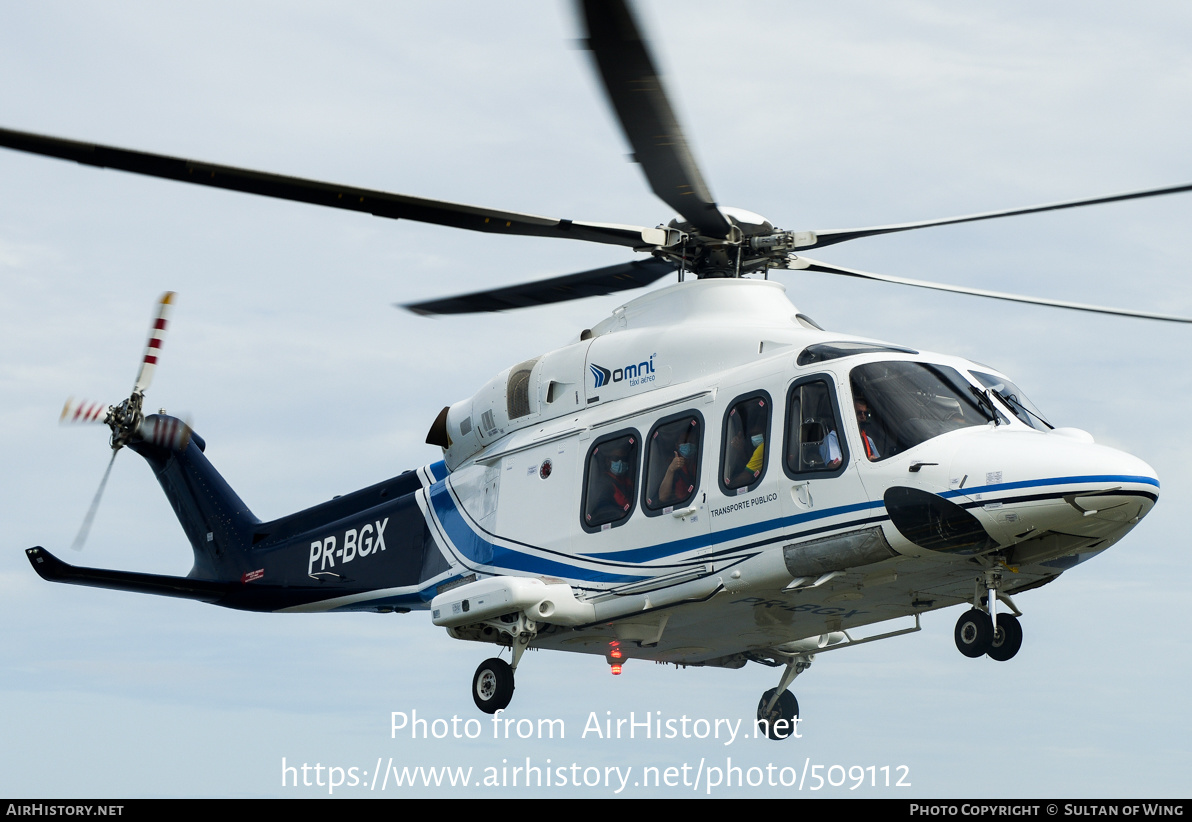 Aircraft Photo of PR-BGX | AgustaWestland AW-139 | Omni Táxi Aéreo | AirHistory.net #509112