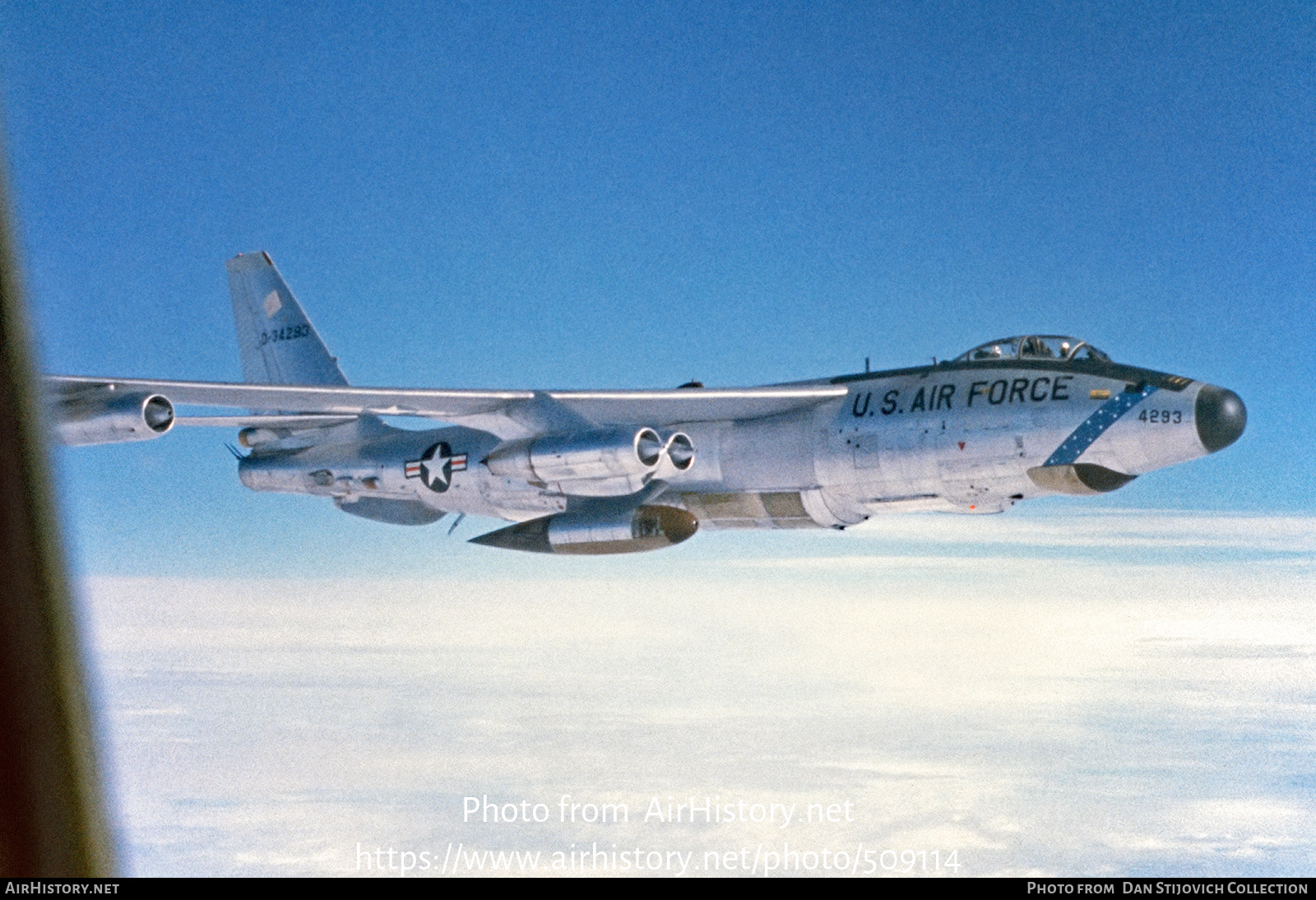 Aircraft Photo of 53-4293 / 0-34293 | Boeing RB-47H Stratojet | USA ...