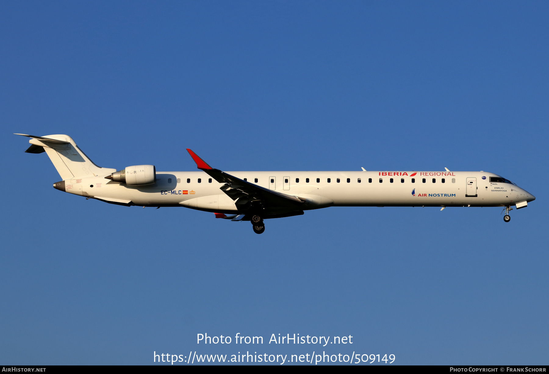 Aircraft Photo of EC-MLC | Bombardier CRJ-1000 (CL-600-2E25) | Iberia Regional | AirHistory.net #509149