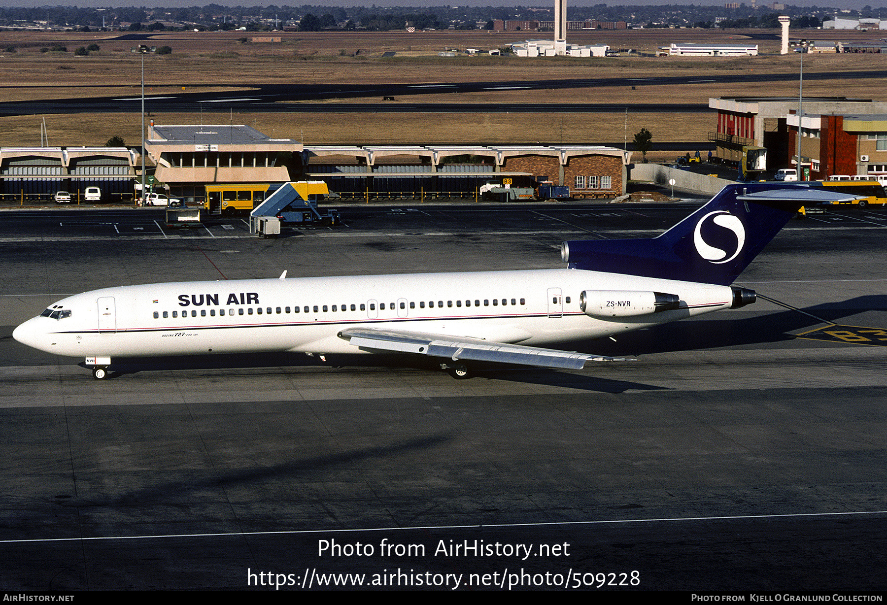 Aircraft Photo of ZS-NVR | Boeing 727-230 | Sun Air | AirHistory.net #509228