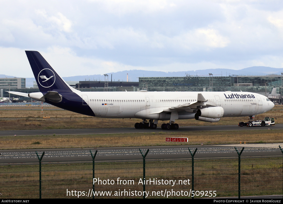 Aircraft Photo of D-AIGU | Airbus A340-313 | Lufthansa | AirHistory.net #509255