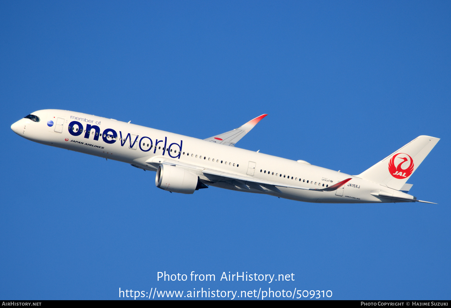 Aircraft Photo of JA15XJ | Airbus A350-941 | Japan Airlines - JAL | AirHistory.net #509310