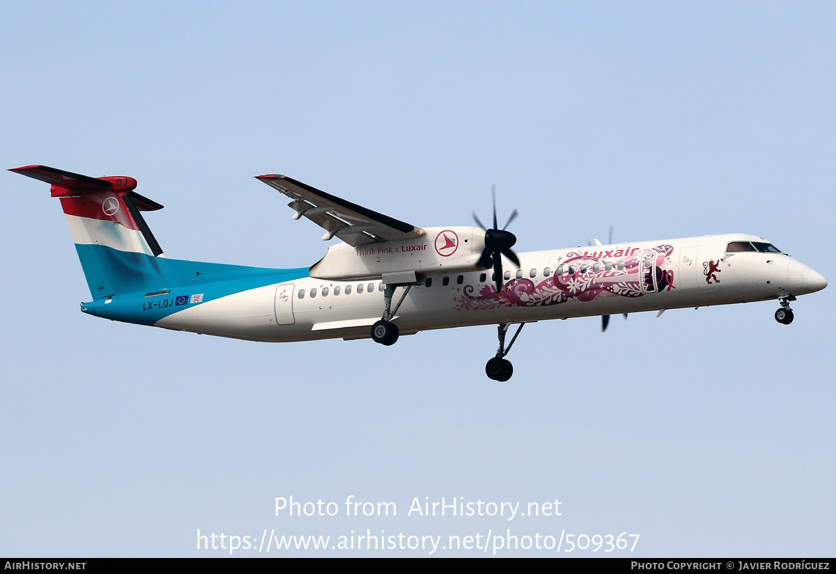 Aircraft Photo of LX-LQJ | Bombardier DHC-8-402 Dash 8 | Luxair | AirHistory.net #509367