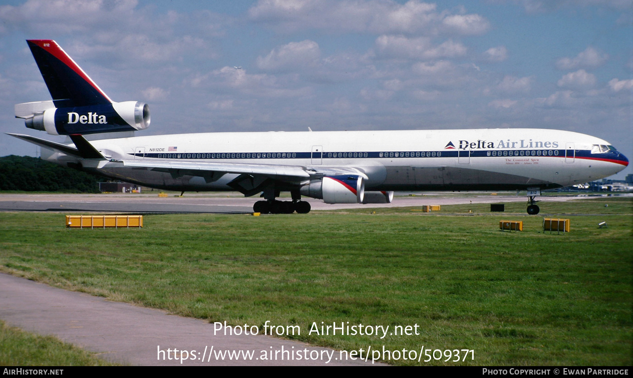 Aircraft Photo of N812DE | McDonnell Douglas MD-11 | Delta Air Lines | AirHistory.net #509371