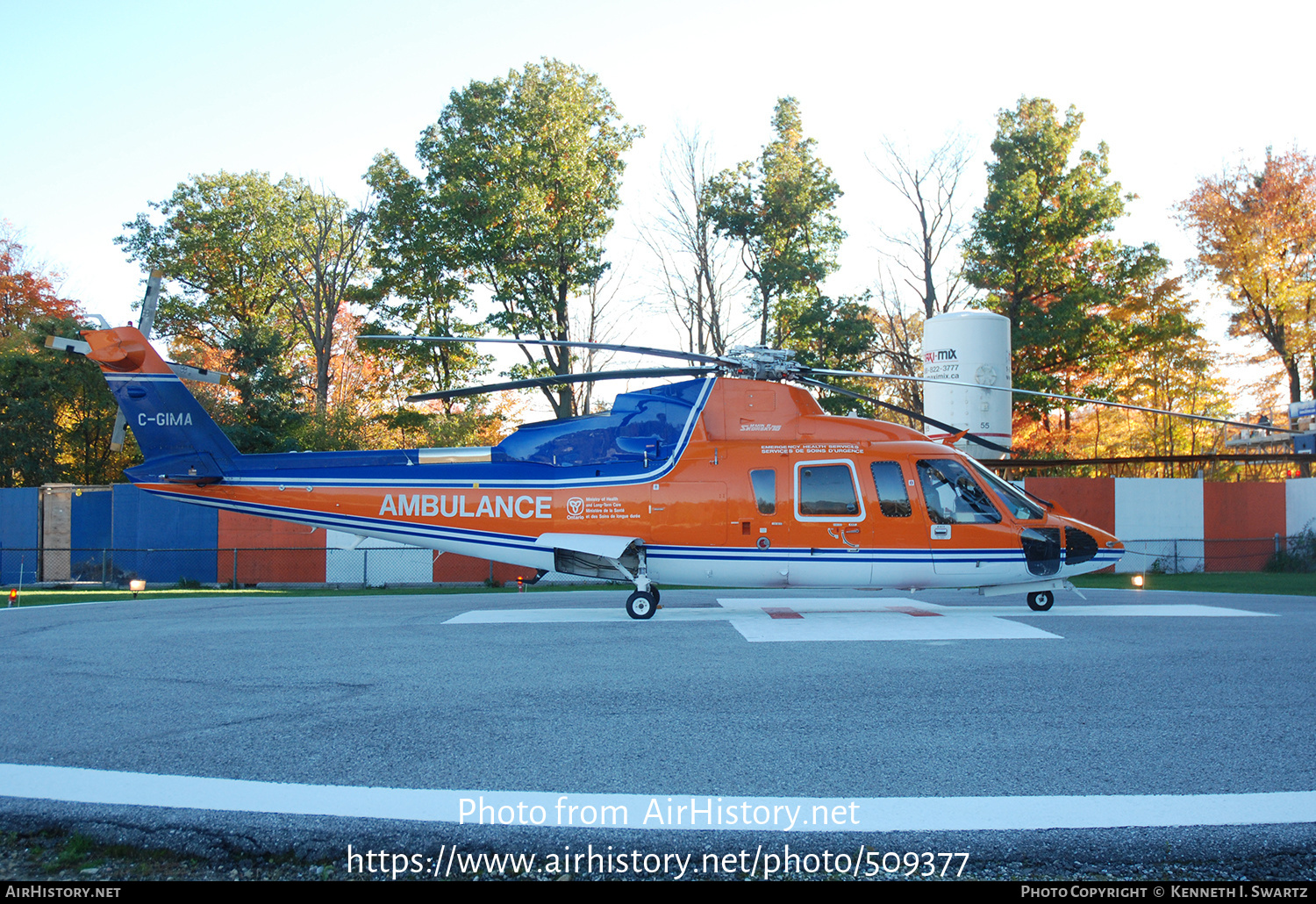 Aircraft Photo of C-GIMA | Sikorsky S-76A | Canadian Helicopters | Ontario Ministry of Health | AirHistory.net #509377