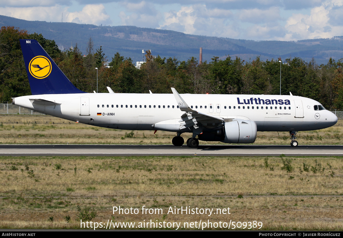 Aircraft Photo of D-AINH | Airbus A320-271N | Lufthansa | AirHistory.net #509389