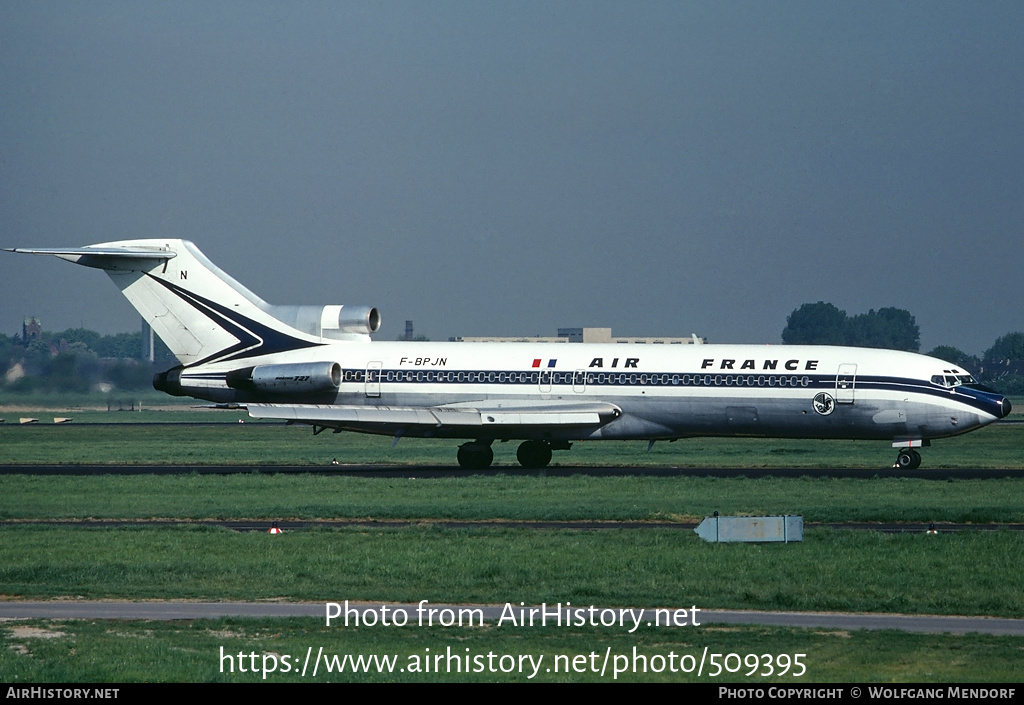 Aircraft Photo of F-BPJN | Boeing 727-228 | Air France | AirHistory.net #509395