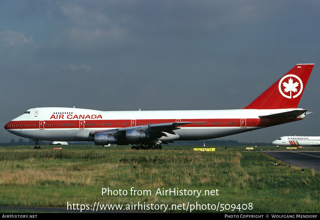 Aircraft Photo of C-FTOC | Boeing 747-133 | Air Canada | AirHistory.net #509408