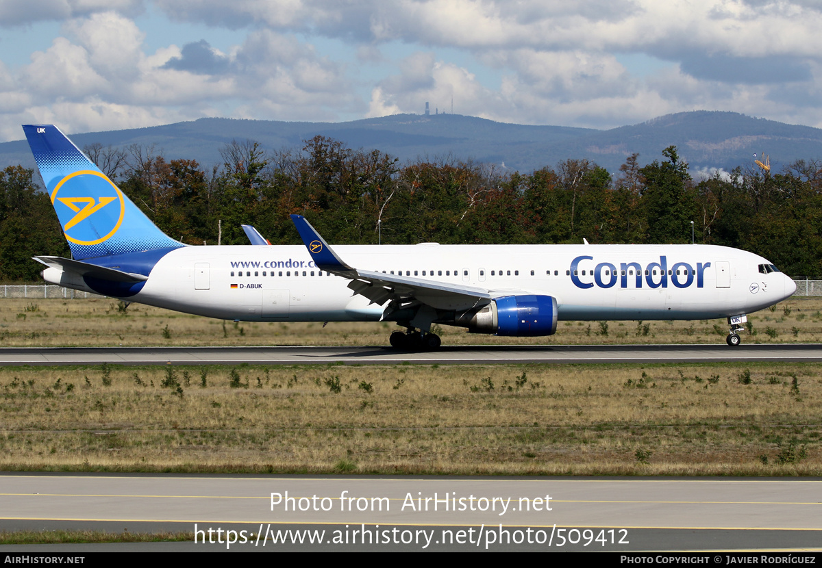 Aircraft Photo of D-ABUK | Boeing 767-343/ER | Condor Flugdienst | AirHistory.net #509412