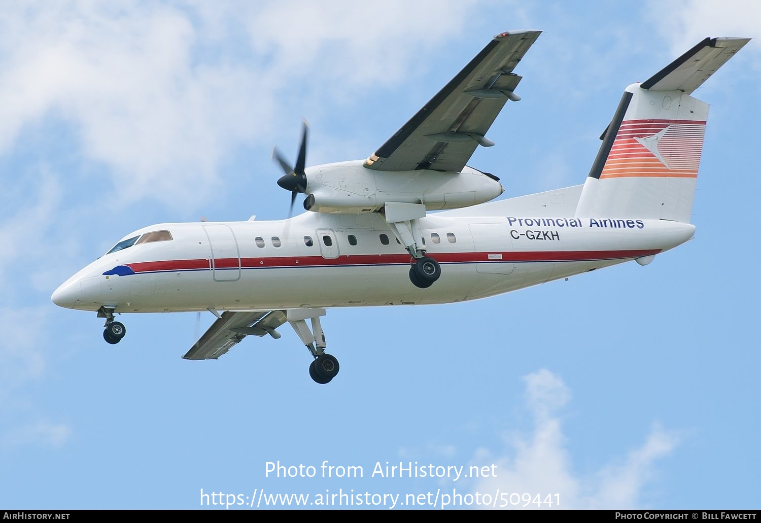 Aircraft Photo of C-GZKH | De Havilland Canada DHC-8-102 Dash 8 | Provincial Airlines | AirHistory.net #509441