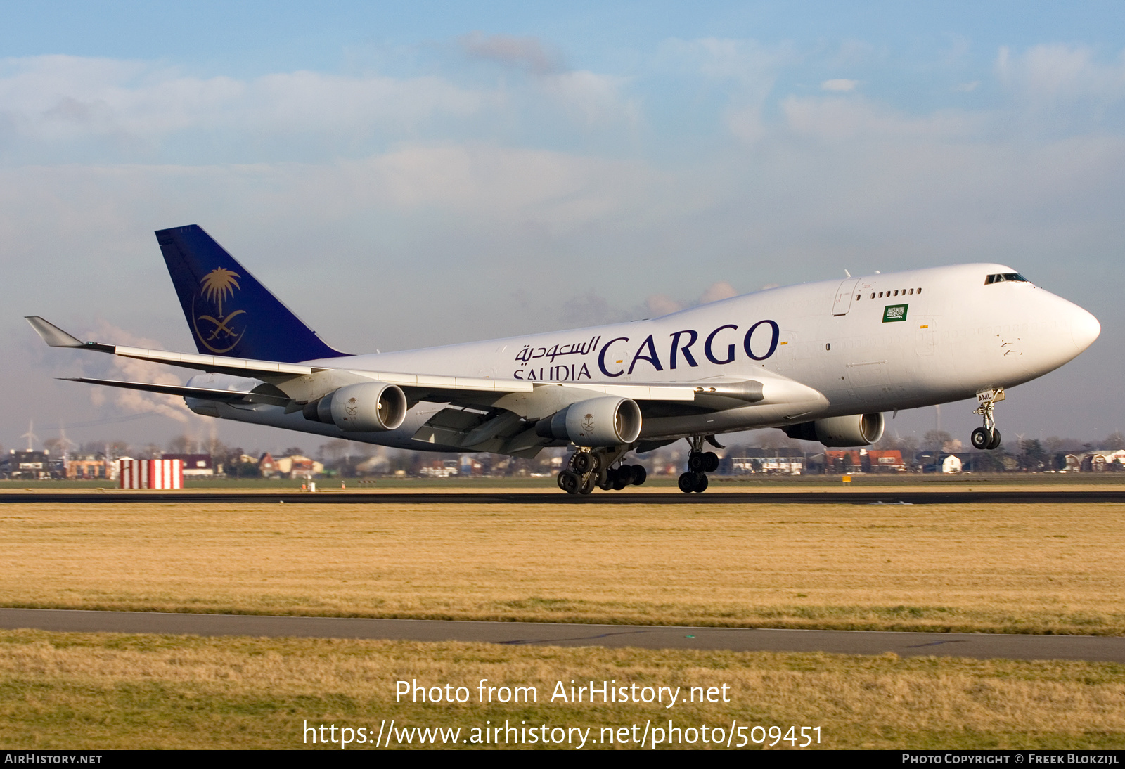 Aircraft Photo of TF-AML | Boeing 747-4H6M(BCF) | Saudia - Saudi Arabian Airlines Cargo | AirHistory.net #509451