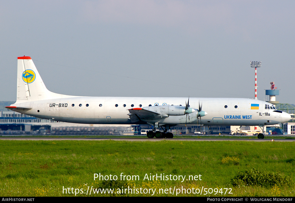 Aircraft Photo of UR-BXD | Ilyushin Il-18D | Ukraine West Airlines | AirHistory.net #509472