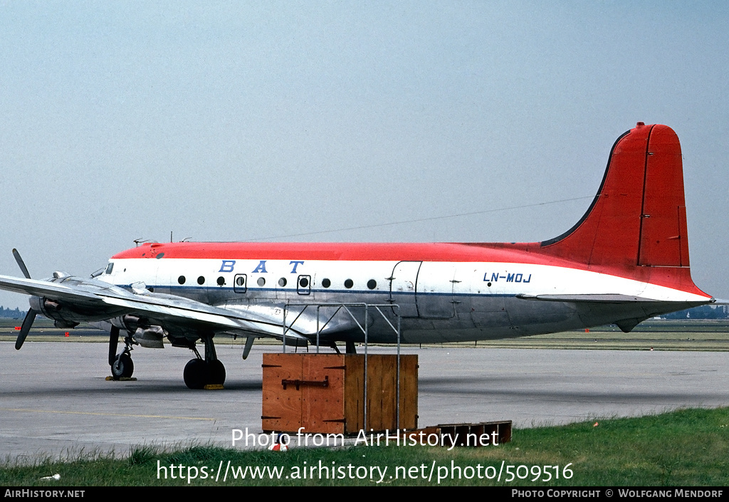 Aircraft Photo of LN-MOJ | Douglas C54E-DC | Bergen Air Transport - BAT | AirHistory.net #509516