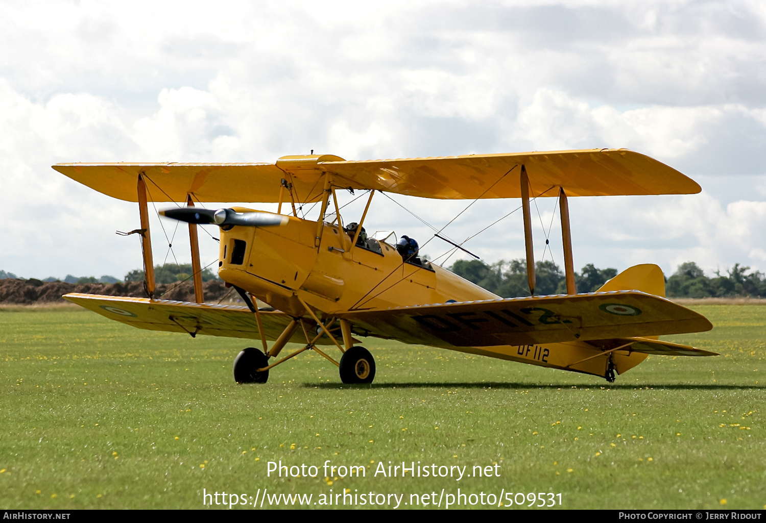 Aircraft Photo of G-ANRM / DF112 | De Havilland D.H. 82A Tiger Moth II | UK - Air Force | AirHistory.net #509531