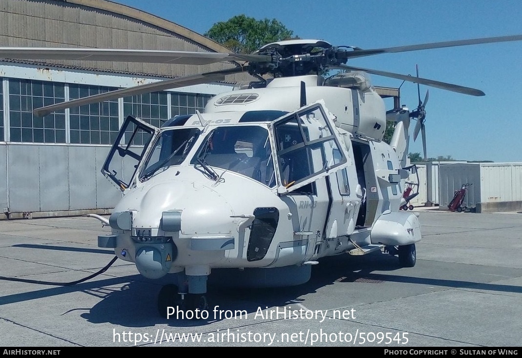 Aircraft Photo of RN-03 | NHI NH90 NFH | Belgium - Air Force | AirHistory.net #509545