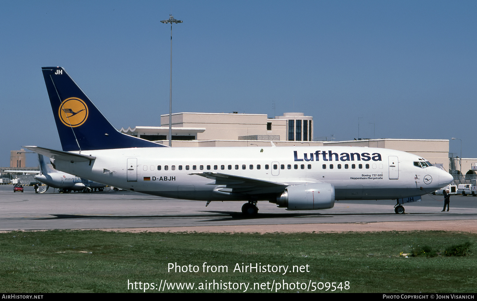 Aircraft Photo of D-ABJH | Boeing 737-530 | Lufthansa | AirHistory.net #509548