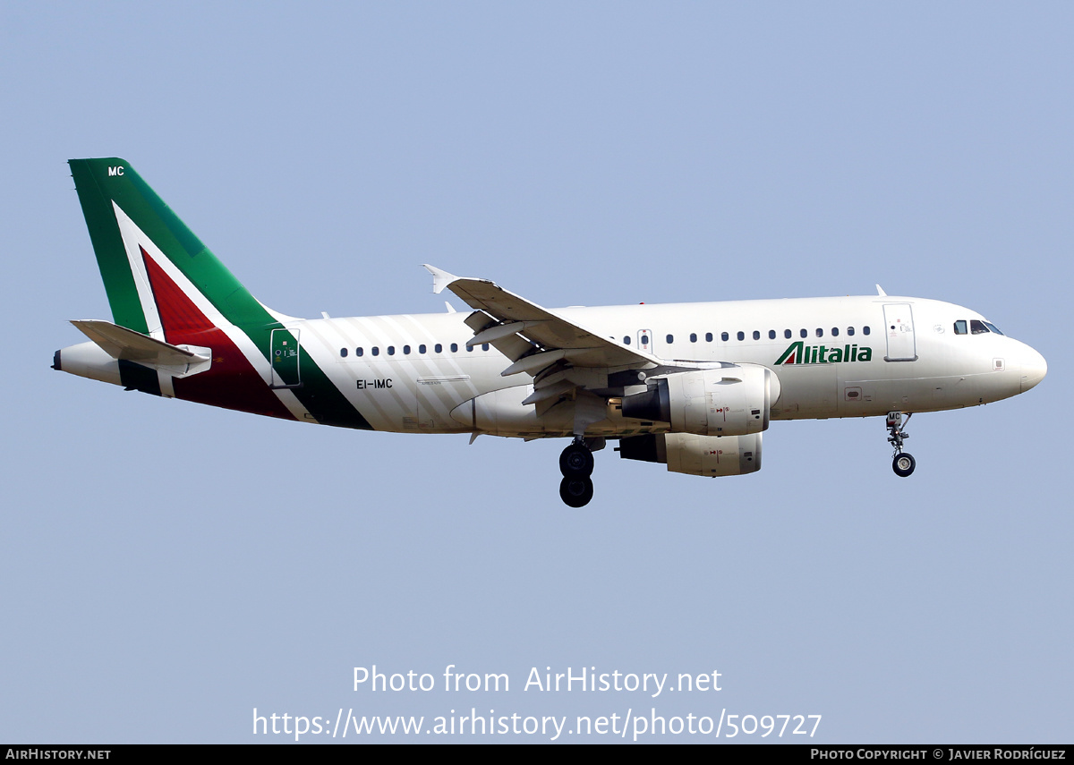 Aircraft Photo of EI-IMC | Airbus A319-112 | Alitalia | AirHistory.net #509727