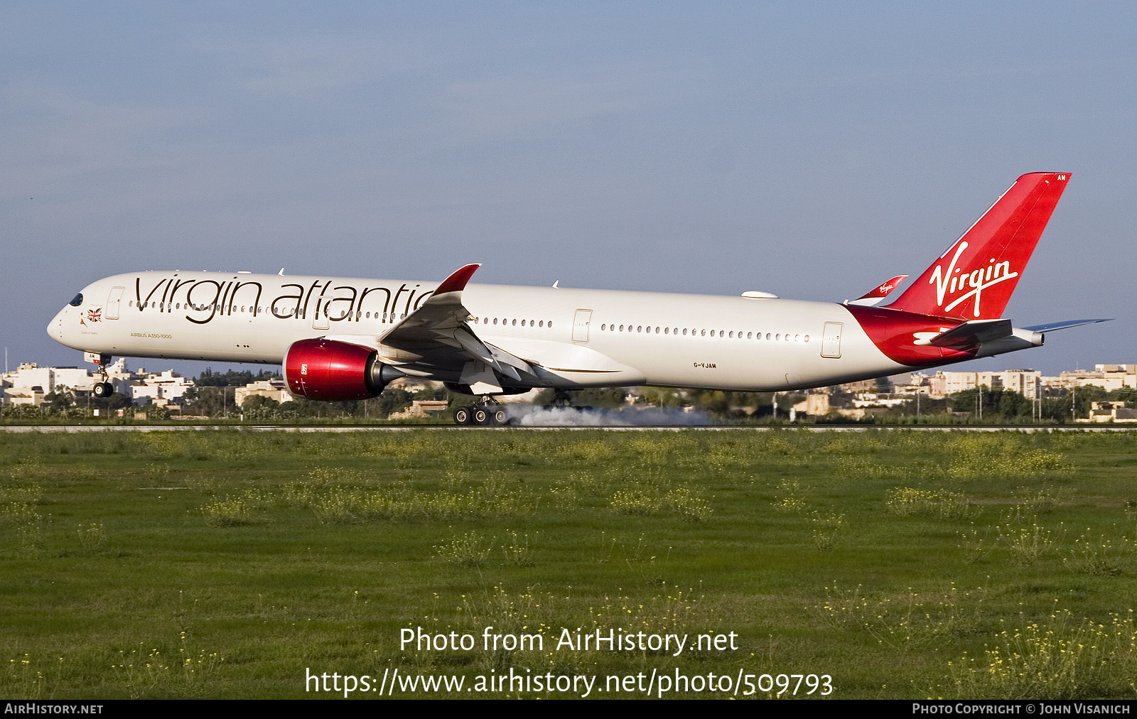 Aircraft Photo of G-VJAM | Airbus A350-1041 | Virgin Atlantic Airways | AirHistory.net #509793