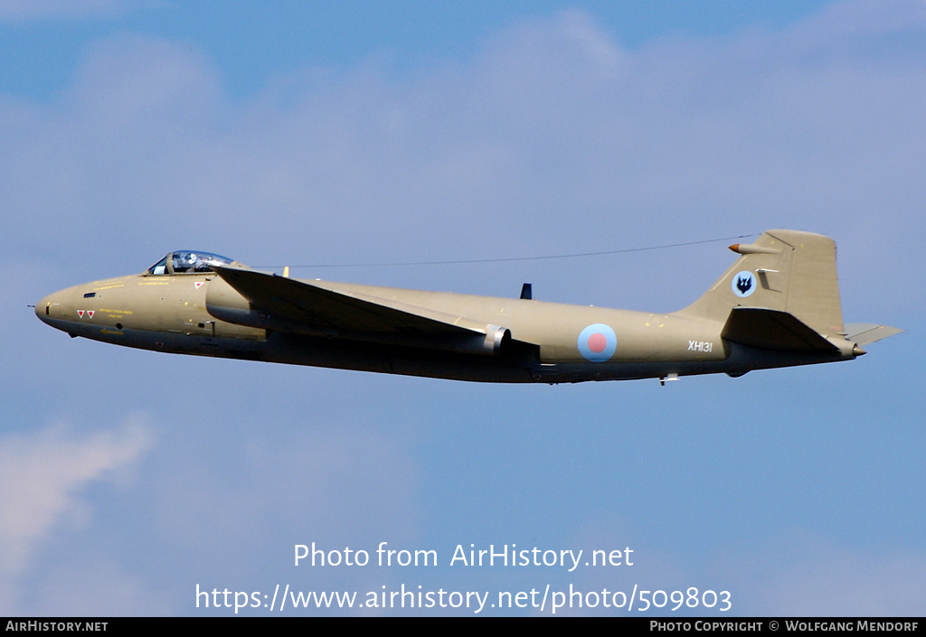 Aircraft Photo of XH131 | English Electric Canberra PR9 | UK - Air Force | AirHistory.net #509803