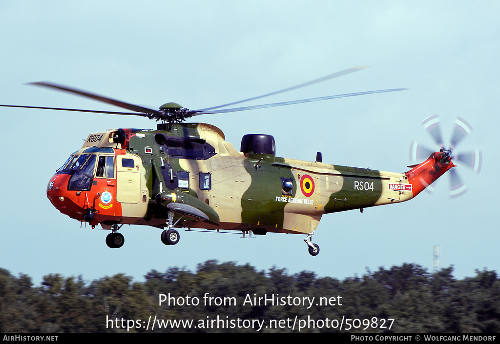 Aircraft Photo of RS-04 | Westland WS-61 Sea King Mk48 | Belgium - Air Force | AirHistory.net #509827