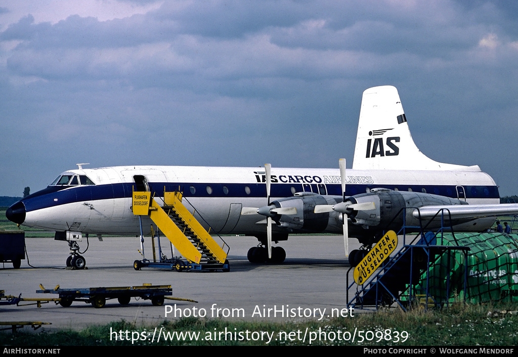 Aircraft Photo of G-BCWJ | Canadair CL-44D4-6 | IAS Cargo Airlines - International Aviation Services | AirHistory.net #509839