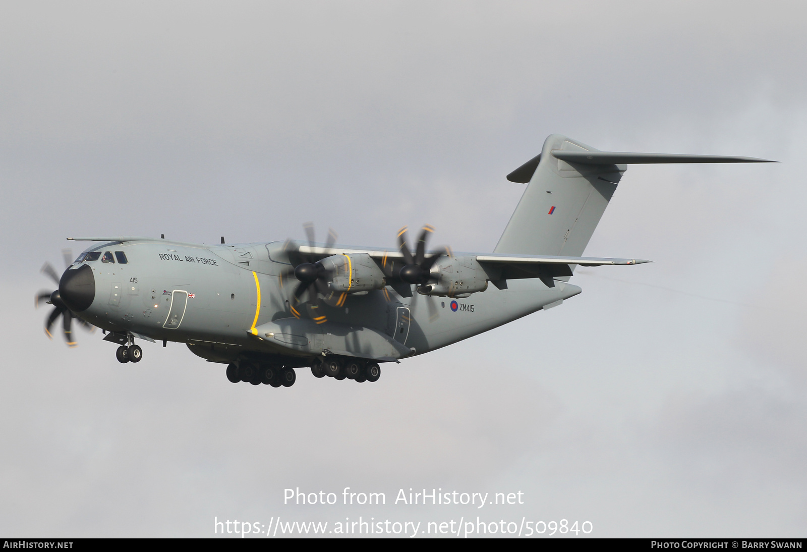 Aircraft Photo of ZM415 | Airbus A400M Atlas C1 | UK - Air Force | AirHistory.net #509840