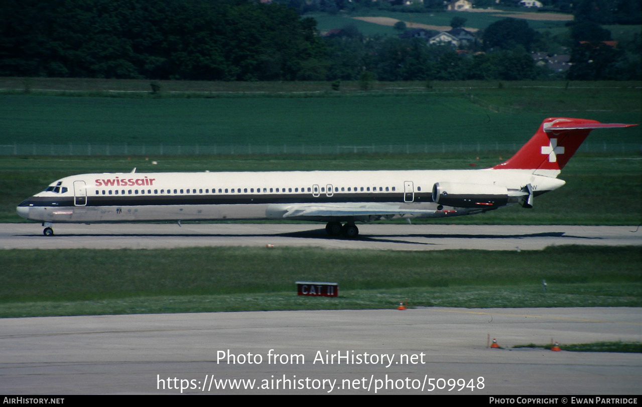 Aircraft Photo of HB-INV | McDonnell Douglas MD-83 (DC-9-83) | Swissair | AirHistory.net #509948