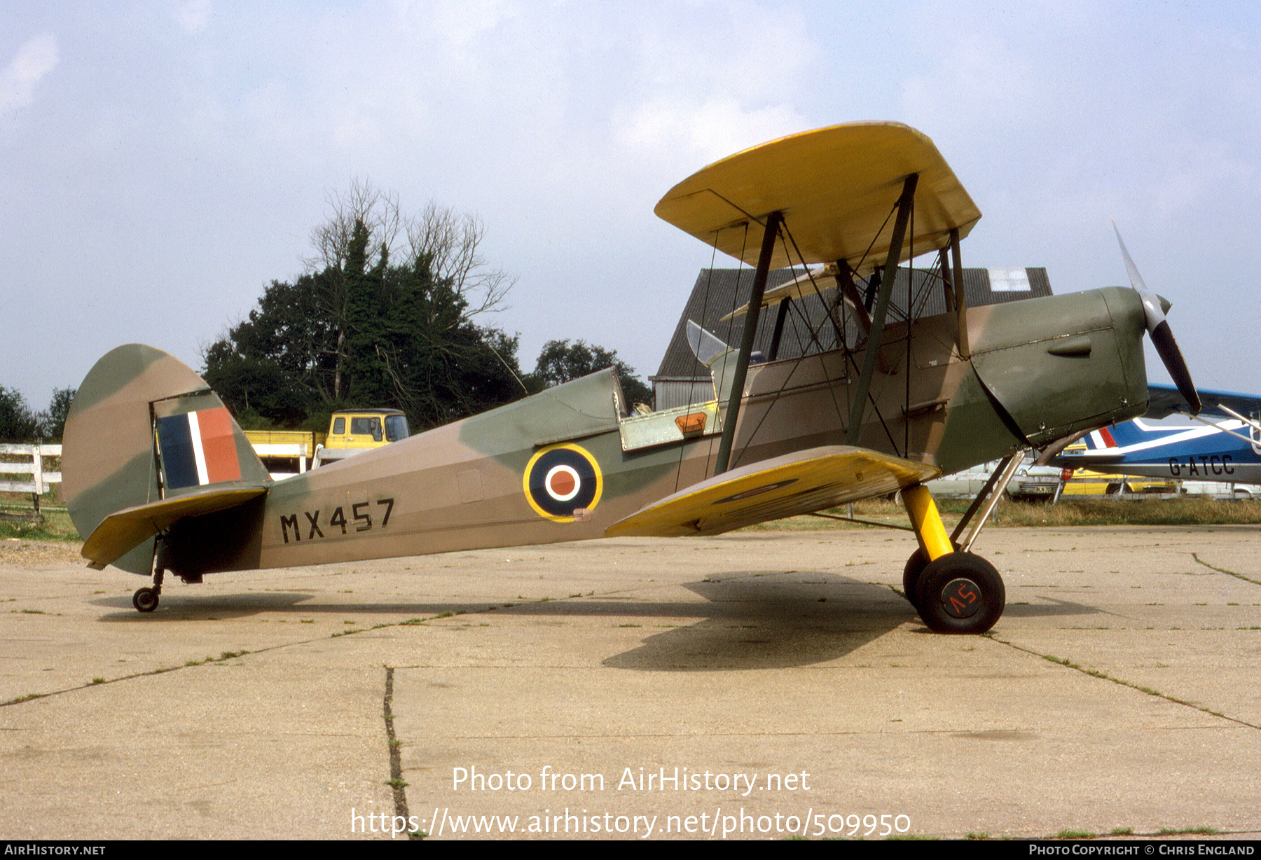 Aircraft Photo of G-AZSA / MX457 | Stampe-Vertongen SV-4B | UK - Air Force | AirHistory.net #509950