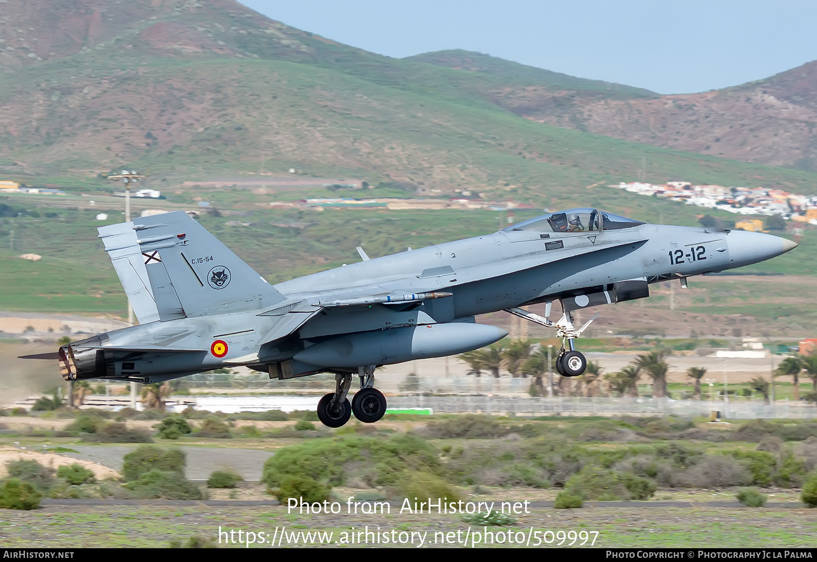 Aircraft Photo of C15-54 | McDonnell Douglas EF-18M Hornet | Spain - Air Force | AirHistory.net #509997