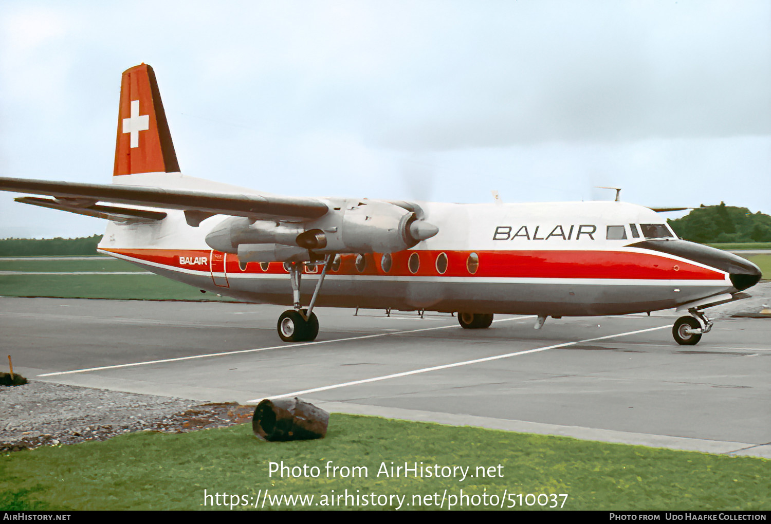 Aircraft Photo of HB-AAI | Fokker F27-200 Friendship | Balair | AirHistory.net #510037