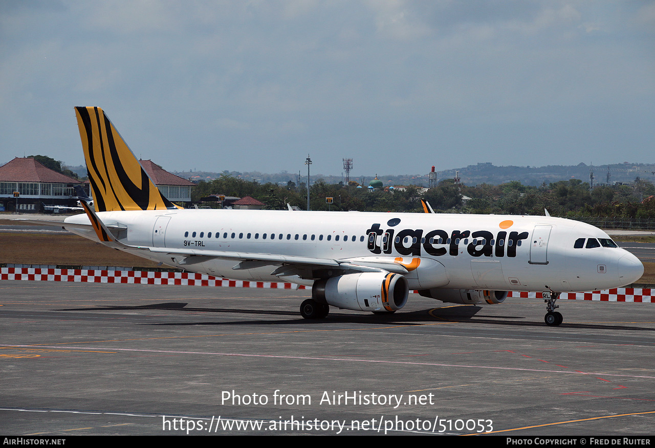 Aircraft Photo of 9V-TRL | Airbus A320-232 | Tigerair | AirHistory.net #510053