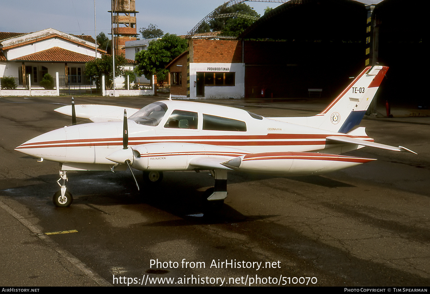 Aircraft Photo of TE-03 | Cessna 310R | Paraguay - Army | AirHistory.net #510070