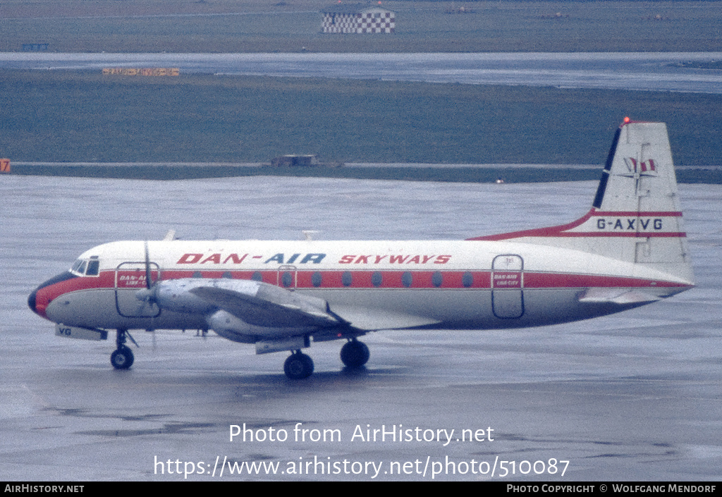 Aircraft Photo of G-AXVG | Hawker Siddeley HS-748 Srs2/226 | Dan-Air Skyways | AirHistory.net #510087