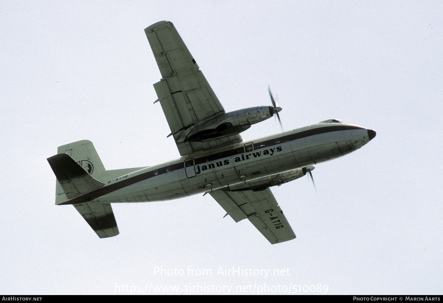 Aircraft Photo of G-ATIG | Handley Page HPR-7 Herald 214 | Janus Airways | AirHistory.net #510089