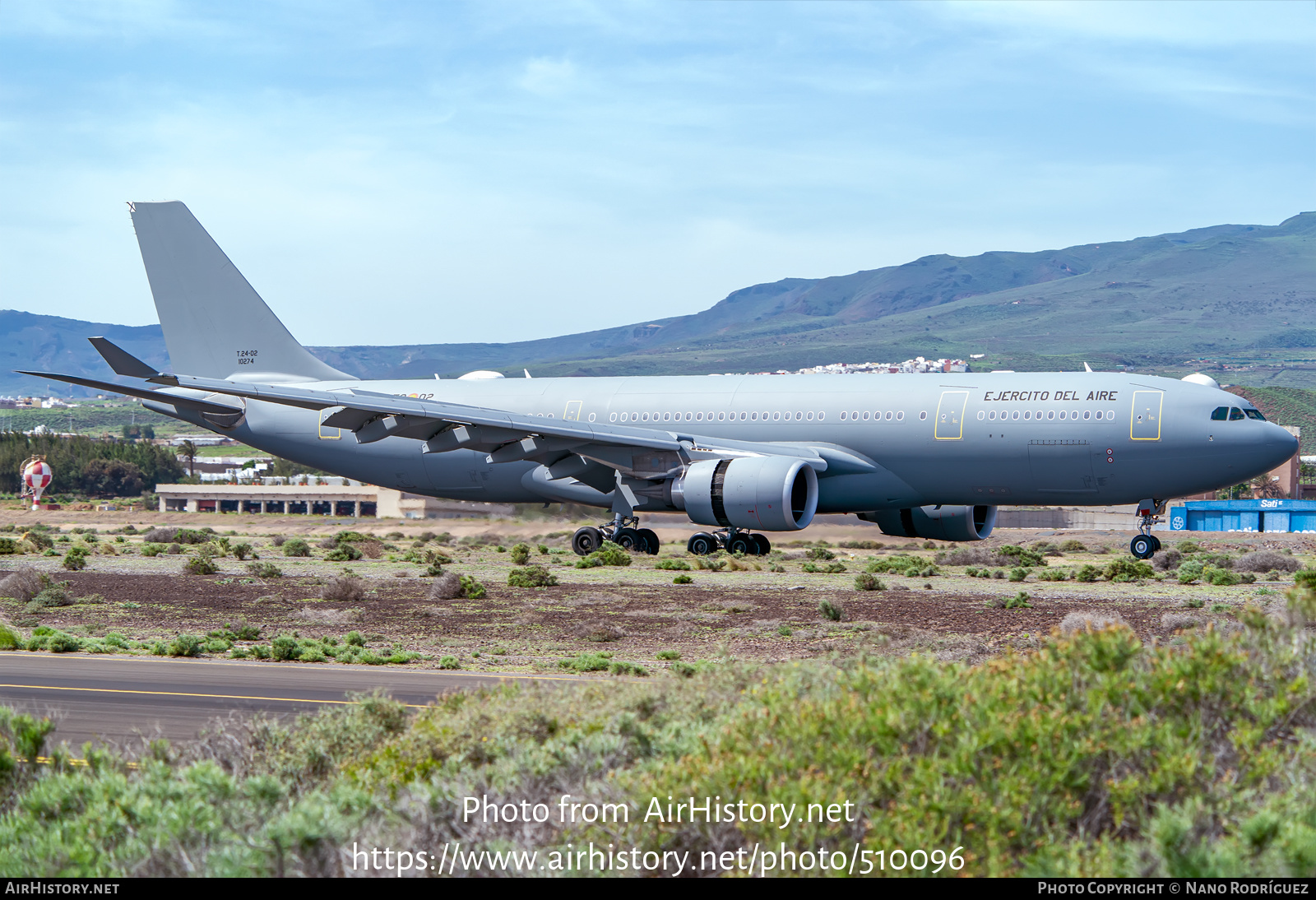 Aircraft Photo of T.24-02 | Airbus A330-202 | Spain - Air Force | AirHistory.net #510096