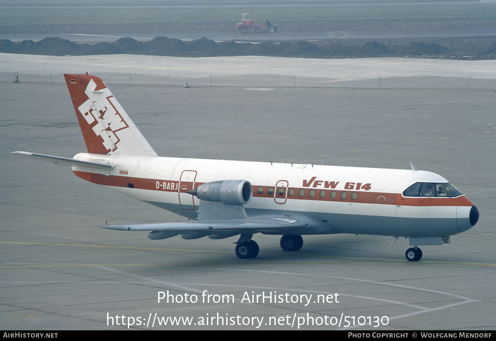 Aircraft Photo of D-BABJ | VFW-Fokker VFW-614 | VFW-Fokker | AirHistory.net #510130