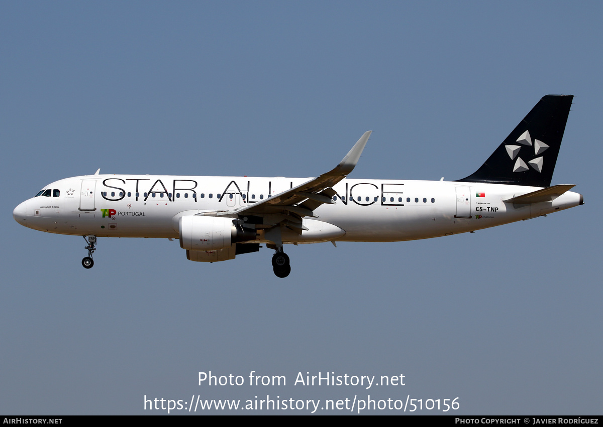 Aircraft Photo of CS-TNP | Airbus A320-214 | TAP Portugal | AirHistory.net #510156