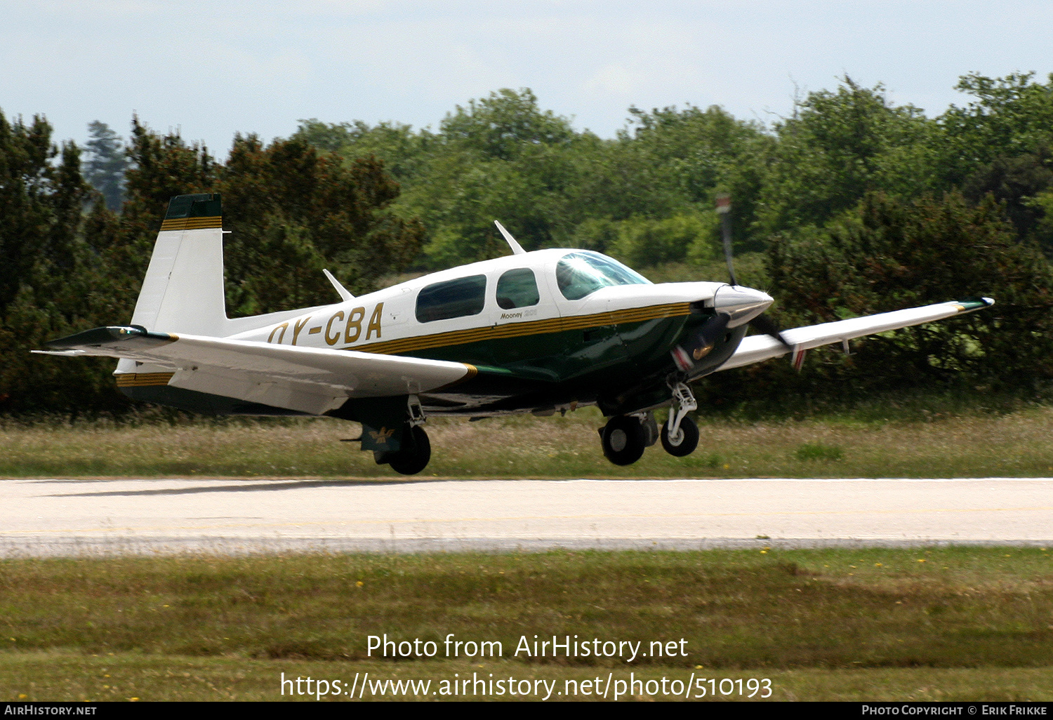 Aircraft Photo of OY-CBA | Mooney M-20J 201 | AirHistory.net #510193