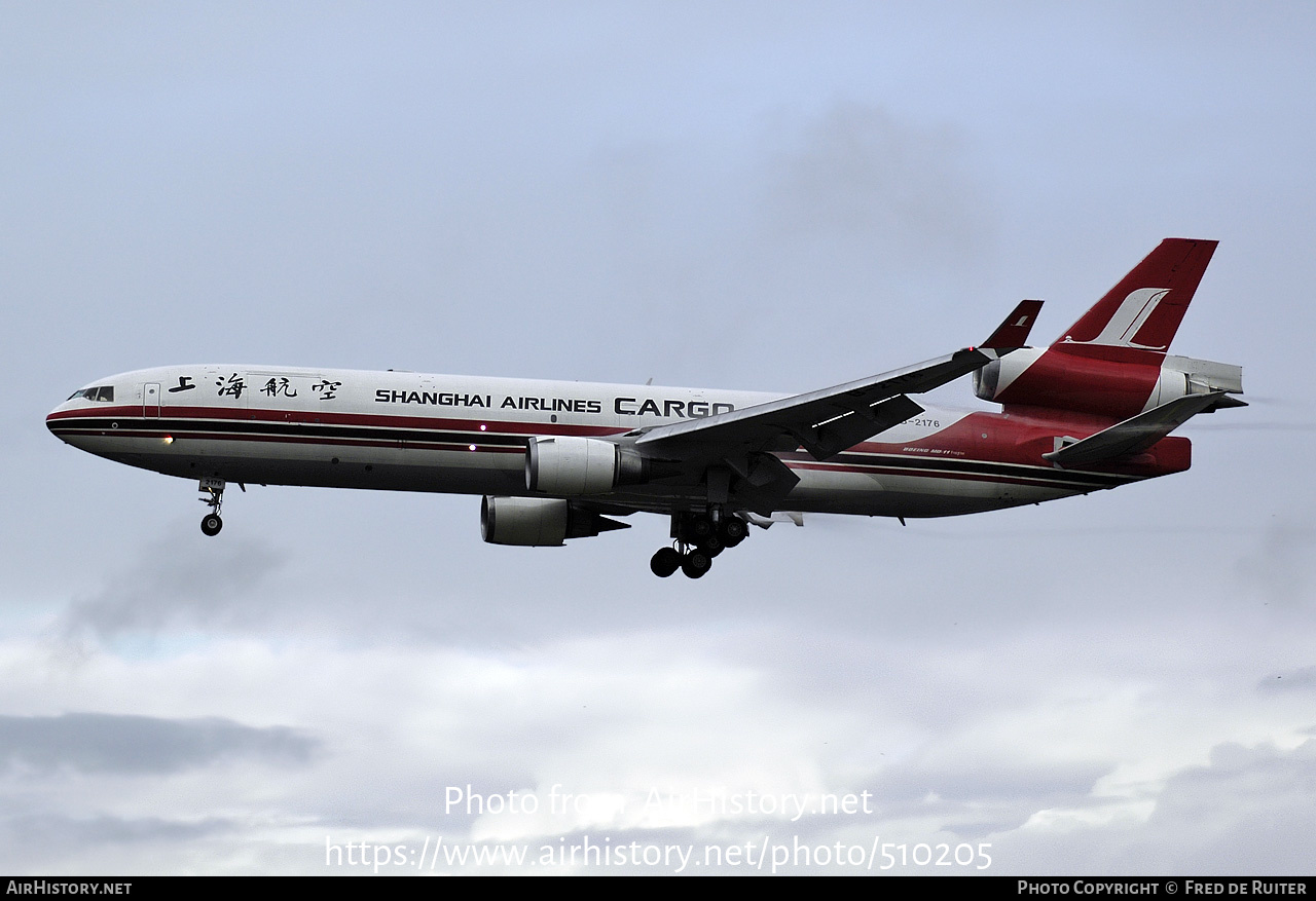 Aircraft Photo of B-2176 | McDonnell Douglas MD-11/F | Shanghai Airlines Cargo | AirHistory.net #510205