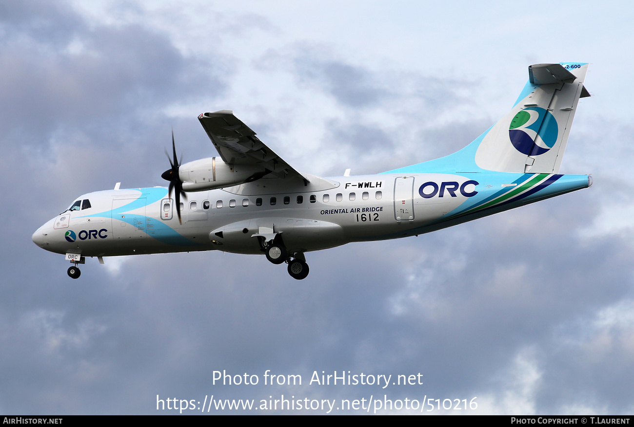 Aircraft Photo of F-WWLH | ATR ATR-42-600 | Oriental Air Bridge - ORC | AirHistory.net #510216